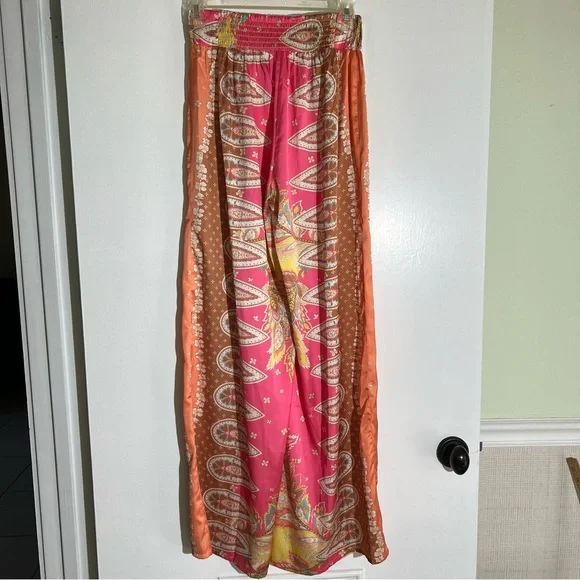 NEW Elan Bali Wide Leg Silky Pants - Picture 5 of 9